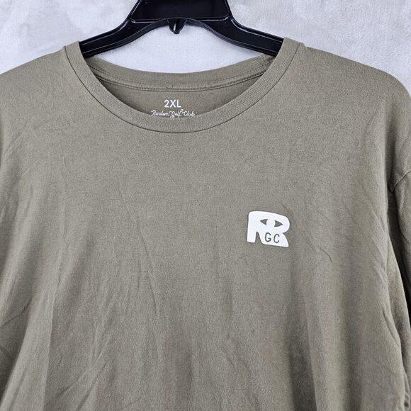 Random‎ Golf Club Mens Size 2Xl Green Graphic Long Sleeve T-shirt - Picture 2 of 6